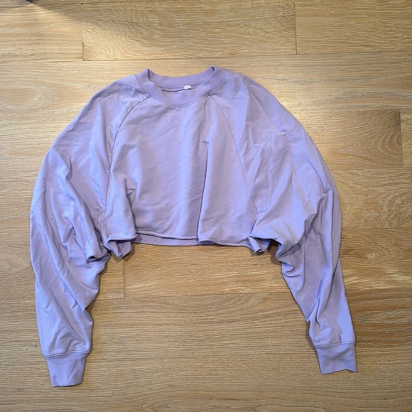 Alo Yoga Double take pullover Ultraviolet - Picture 2 of 2